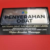 Gambar Akrilik Penerimaan Resep dan Penyerahan Obat - Penyerahan dari Sahabat Sejasa Kab. Sleman 4 Tokopedia