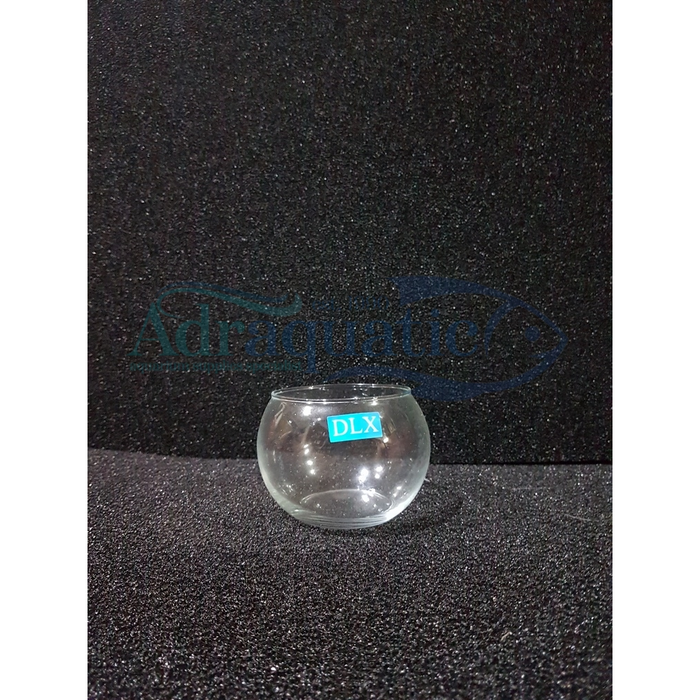 Gambar AQUARIUM BULAT TOPLES DLX LUNA 1 LITER FISH BOWL dari ADRAQUATIC Kota Bandung Tokopedia