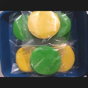 kulit pangasit/dimsum/ gyoza kuning dan hijau 8 cm 50 lmbr