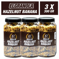 Gambar El Granola Hazelnut Banana 3 x 300 Gr dari El Granola Healthy Snack Kota Tangerang Selatan 2 Tokopedia