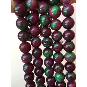 bahan gelang kalung 16mm tanzania kilap garnet ruby tanzanite rare