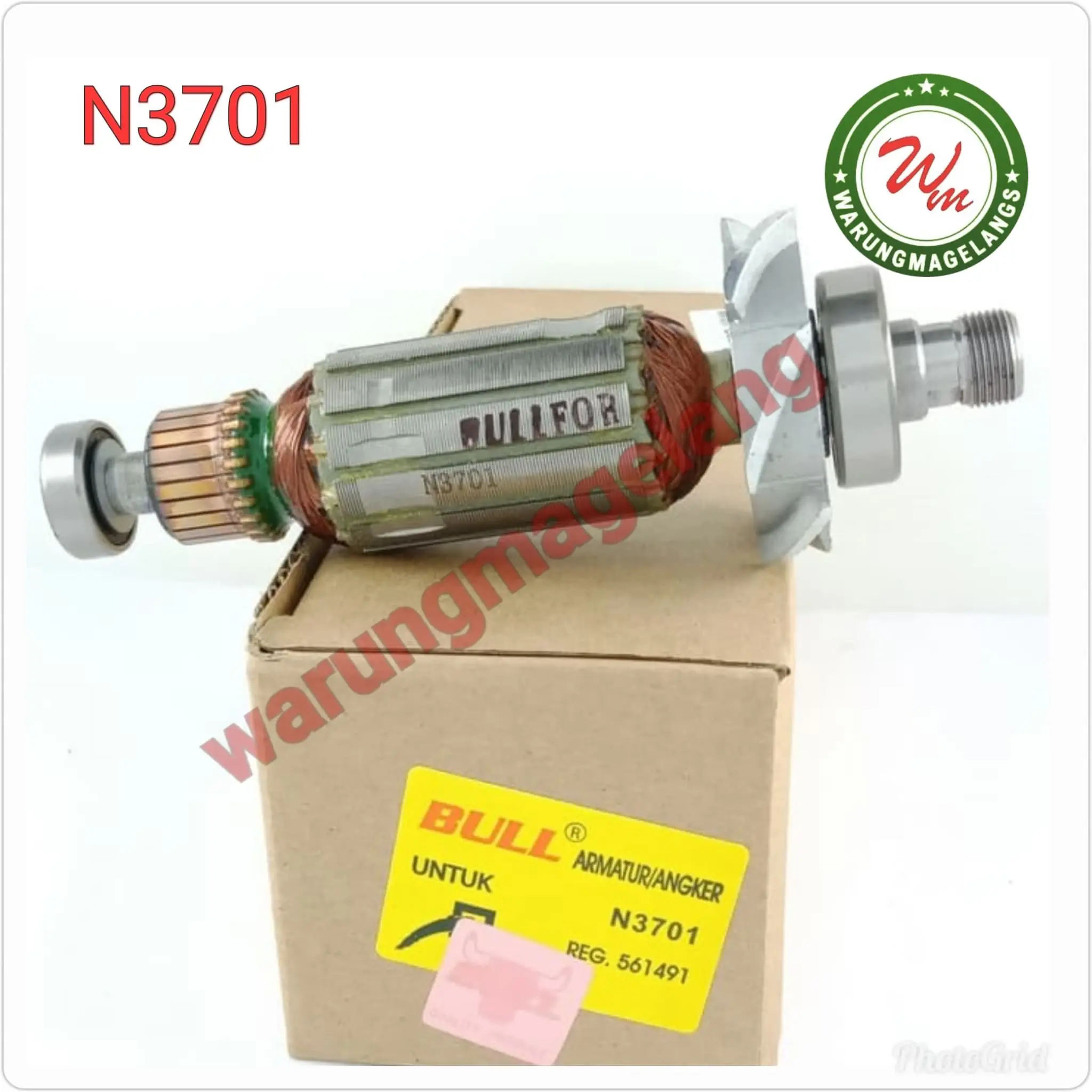BULL ARMATURE ANGKER FOR MESIN Trimer router N3701 N 3701