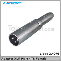 Gambar Adapter XLR Male to TS Female, Lidge XA076 dari tokokabel Kota Administrasi Jakarta Utara 1 Tokopedia