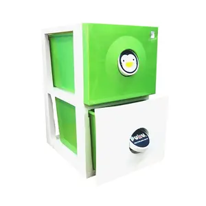 Puku Cabinet 2 Drawer 1175 Rak Laci Penyimpan lemari serbaguna GREEN