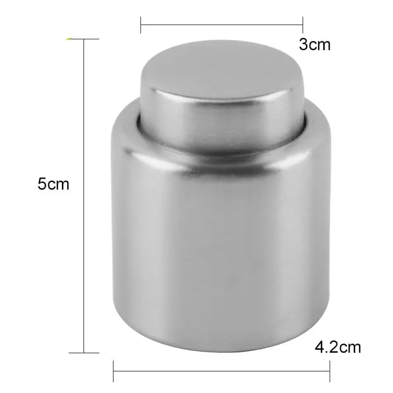 2222 Tutup Botol Wine Vacuum Sealed - G94529 - Silver 4