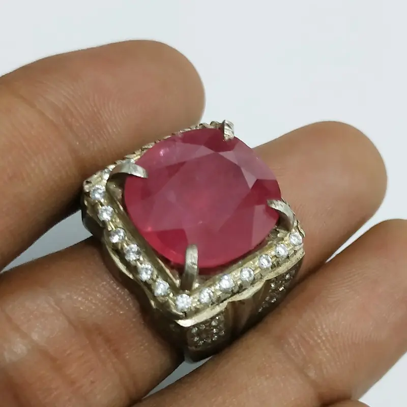 Batu Cincin Akik Mulia Permata Ruby Asli 1