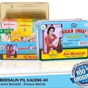 Air Mancur JAMU PIL BERSALIN SELAPAN 1-40HARI AIRMANCUR untuk Perawatan Ibu Setelah Melahirkan Membersihkan Rahim & Mengencangkan Otot Perut