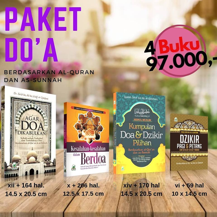 Jual Buku Paket Doa Buku Doa Sesuai Alquran dan As Sunnah - Kota ...