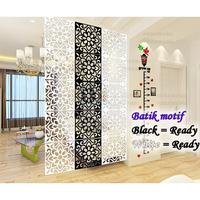 Gambar VINTAGE 3D BATIK FLOWER TIRAI GANTUNG / PARTISI PENYEKAT RUANGAN - Putih dari METHWALLSTICKER Kab. Bekasi 2 Tokopedia