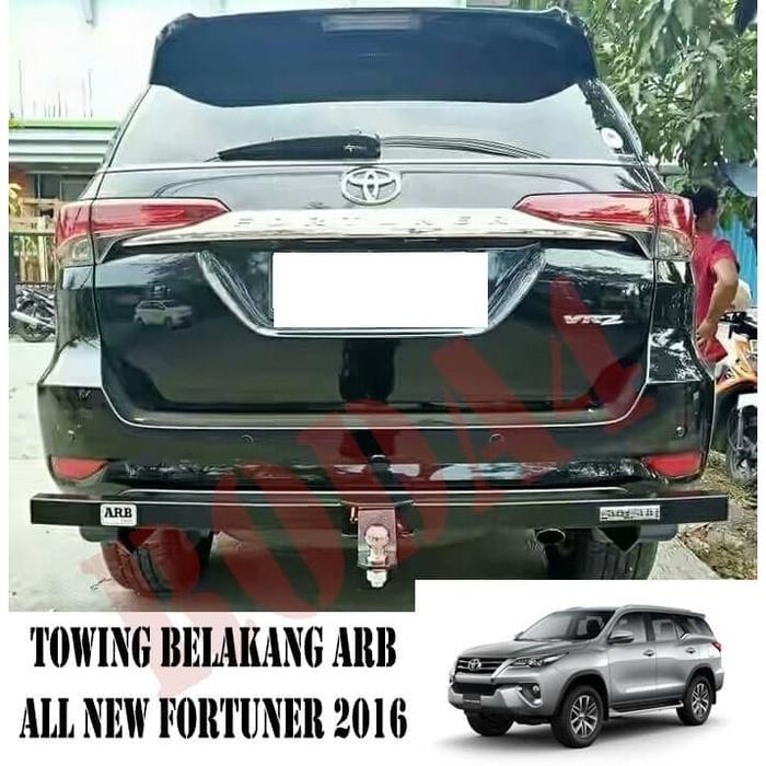 Gambar Towing Bar Besi Bumper Belakang ARB All New Fortuner 2016 Panjang Full dari KING RACE AKSESORIS MOBIL Kota Administrasi Jakarta Utara Tokopedia