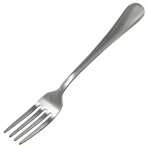 Garpu Makan Polos Stainless Steel - Bulat