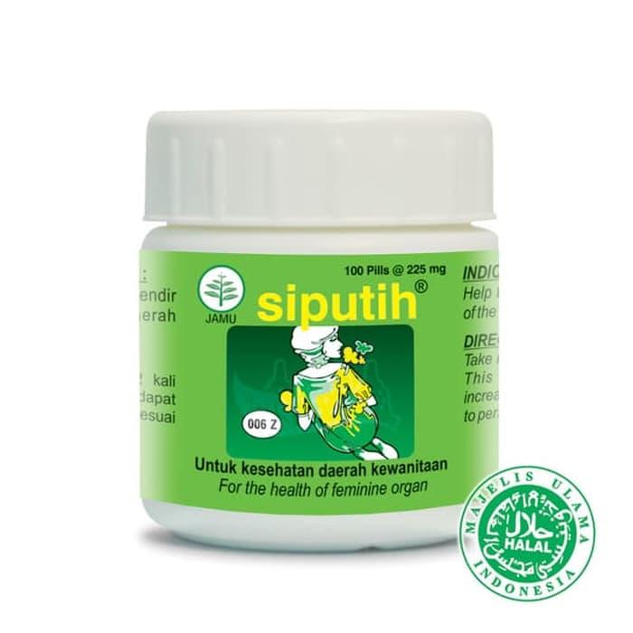 SIPUTIH BOTOL 100 PIL - BOROBUDUR HERBAL - Membantu mengurangi lendir yang berlebih pada daerah kewanitaan.