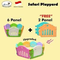 Gambar LABEILLE ID SAFARI PLAY YARD WITH DOOR KC - 211D PGM PAGAR BERMAIN dari Sunrise Toys Kota Surabaya 2 Tokopedia