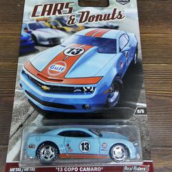 Hot Wheels Car Culture Cars & Donuts '13 Copo Camaro Azzurro Golfo Chase Rarissima Edizione 0/5 - Foto 2