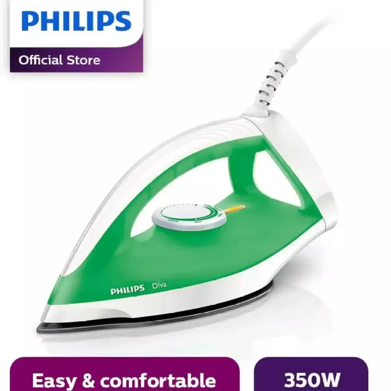 PHILIPS Setrika Kering GC122 350 Watt - Hijau dan Ungu 2