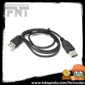 Kabel USB Male ke USB Male Untuk Printer - Black