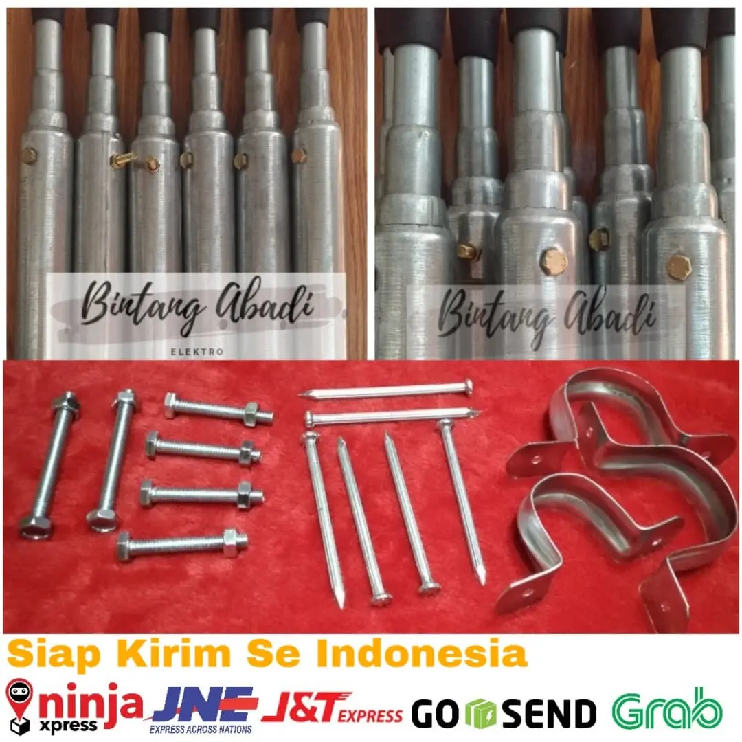 Tiang bendera umbul umbul 6 meter anti karat