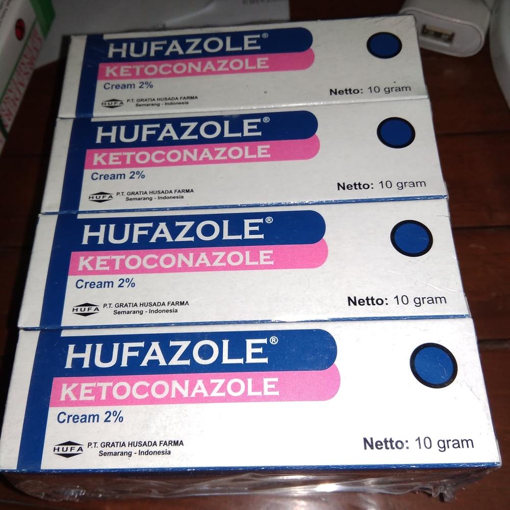 hu fa zole cream // 10 gr // salep keputihan jamur