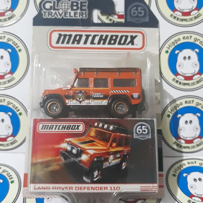 Gambar Matchbox Globe Travelers Land Rover Defender 110 dari Hippoeatgrass Kota Administrasi Jakarta Barat Tokopedia