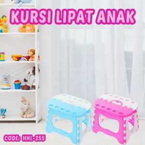 Kursi Lipat Anak - Foldable Plastic Chair