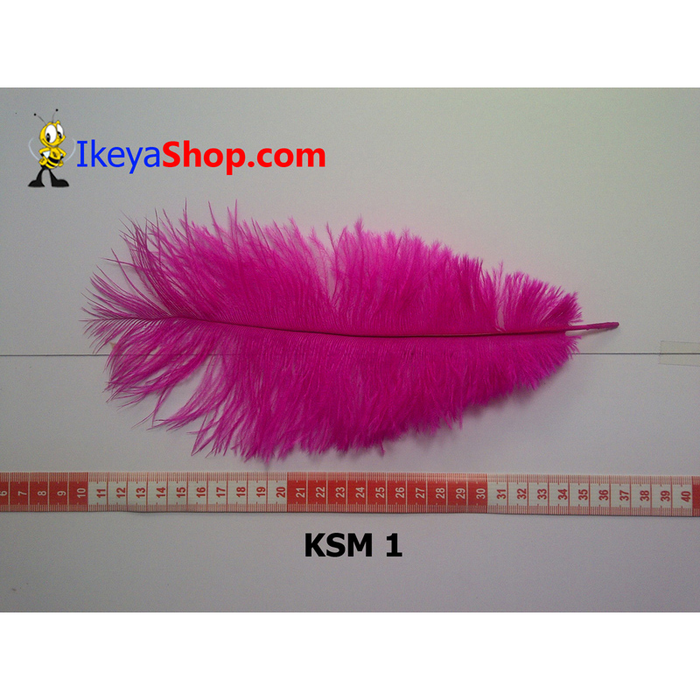 Gambar Bulu Kasuari Medium Pink Fanta (KSM 1) dari ikeyashop Kota Surabaya Tokopedia