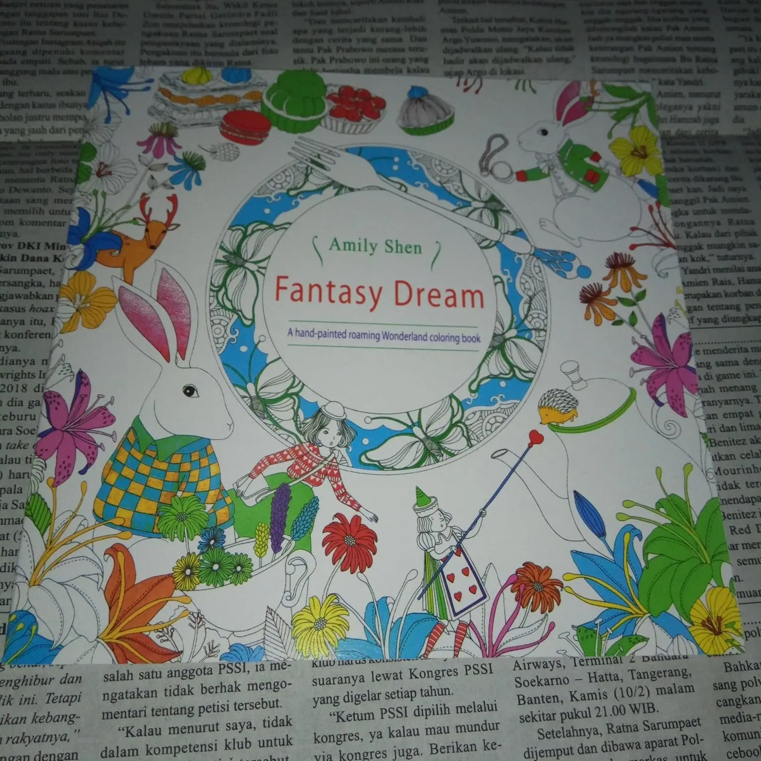 Fantasy Dream coloring book - pocket adult colouring book