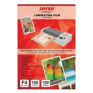 Laminating Film F4 100micron JOYKO/Plastik Laminating A4/Plastik Press