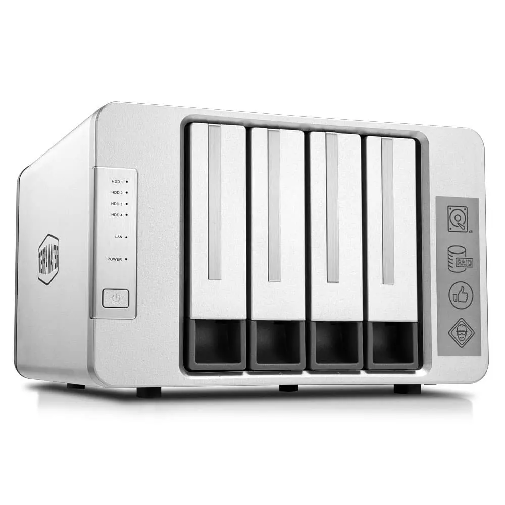 TerraMaster F4-421 4-Bay NAS Intel Quad Core 1.5GHz Plex Media Server