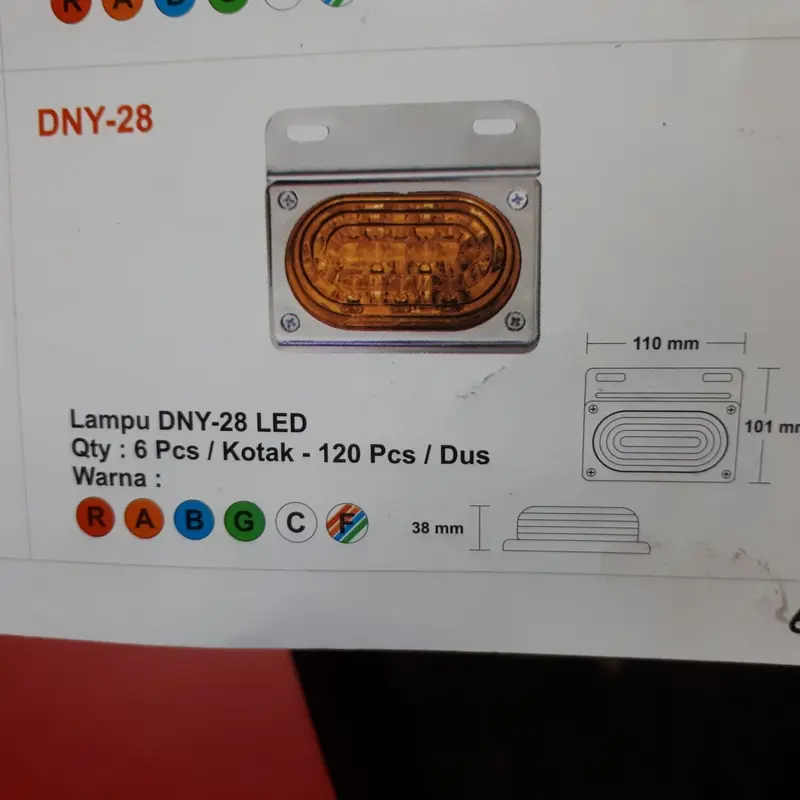Lampu Bak Led Truk Universal DNY28 / DNY 28. 24Volt 0