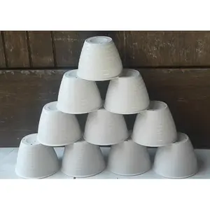 RAJA INDO Ori BJP Pot Tawon 10 cm PUTIH Motif Pot Tawon Putih 10cm Vas Bunga