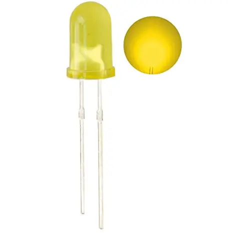 Lampu LED Kuning 5mm (Kuning Nyala Kuning) 5 mm Arduino 0
