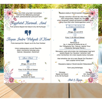 Gambar undangan pernikahan murah 12 dari Fancy Dalvin Kota Administrasi Jakarta Utara 3 Tokopedia