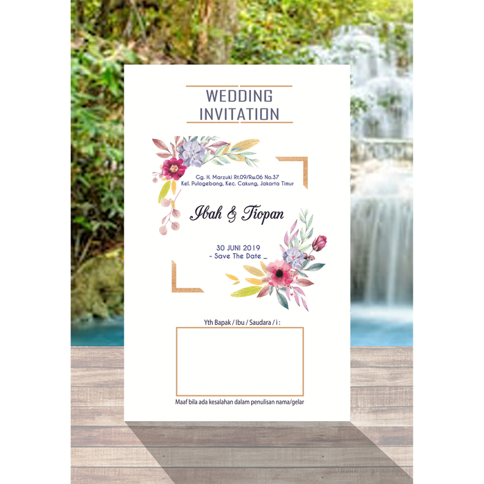 Gambar undangan pernikahan murah 12 dari Fancy Dalvin Kota Administrasi Jakarta Utara Tokopedia