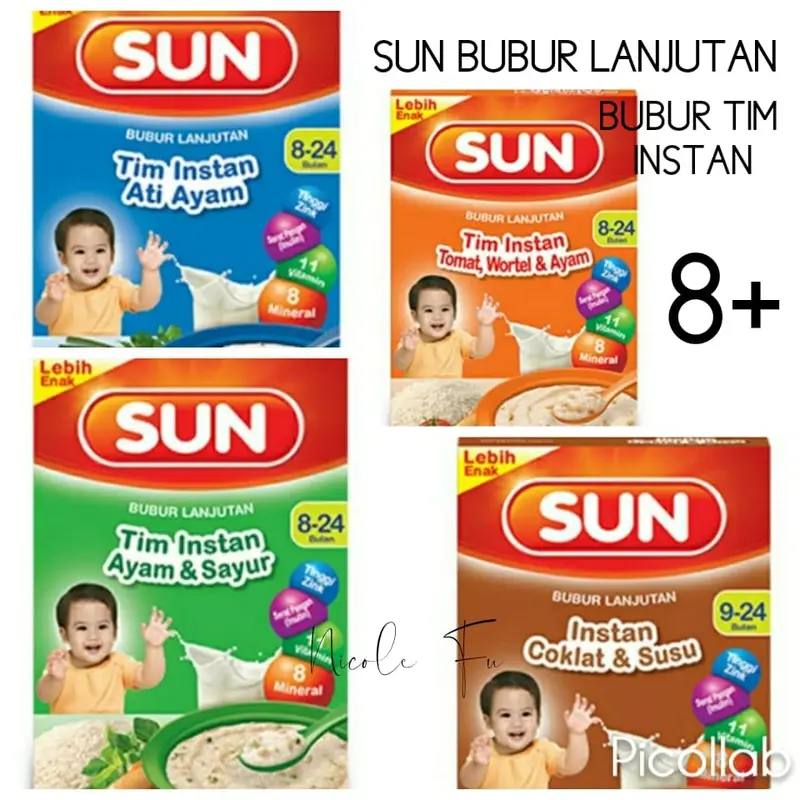 SUN Bubur Lanjutan Tim 8+ 100gr 3