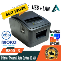 Gambar PRINTER THERMAL KASIR 80MM BISON V800-3 KONEKSI LAN RJ45 dari Surabaya Pos Printer Kota Surabaya 1 Tokopedia