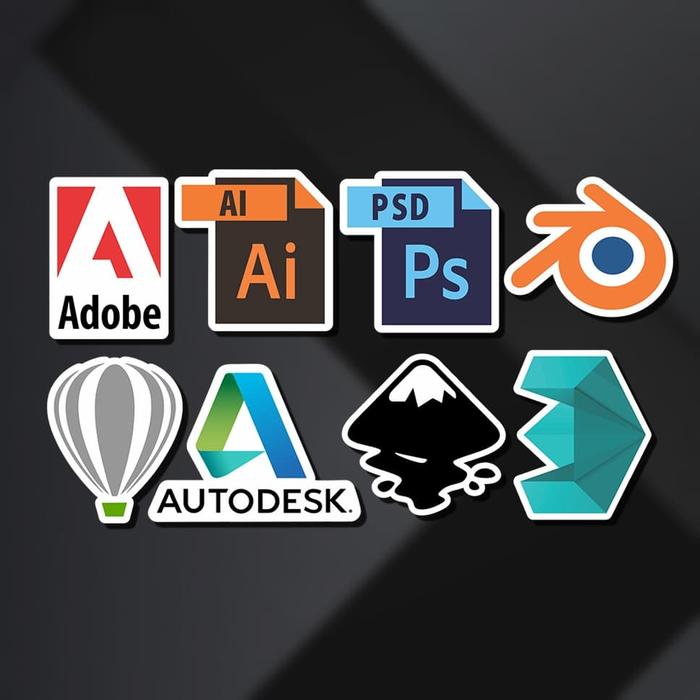 Jual Stiker / Sticker Design Program untuk Laptop, Mobil, Koper, dll ...
