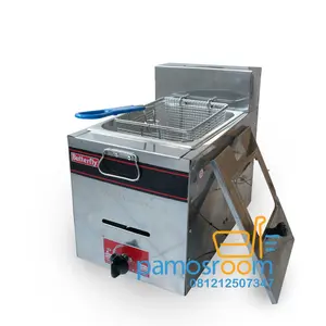 Gas Deep Fryer Kompor 6L Butterfly FRY-1238 C Atau FRY 1238S Stainless