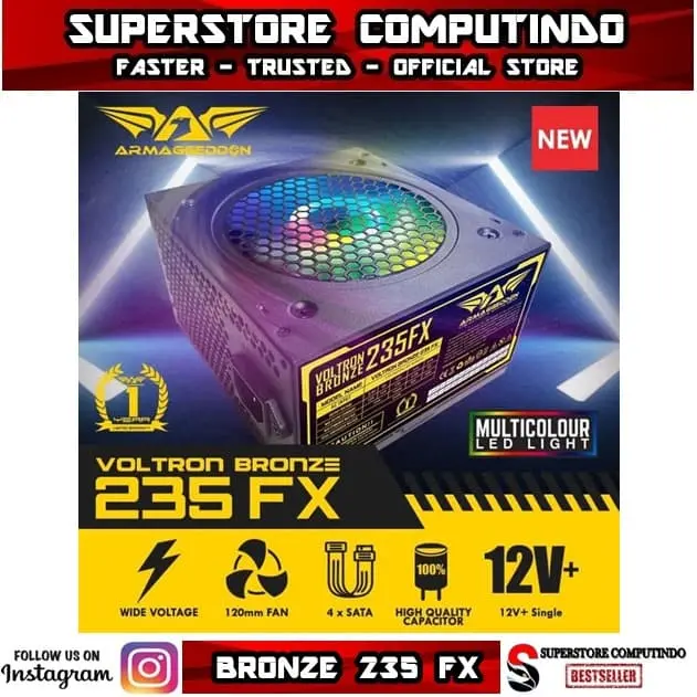 Armaggeddon Voltron Bronze 235FX - 470 Watt - MultiColour LED Light 0
