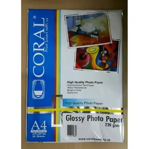 CORAL GLOSSY PHOTO PAPER 230 GSM A4