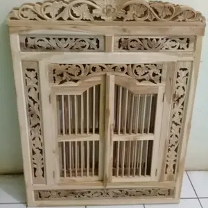 promo Krepyak Jendela Ukir Jati Mentah