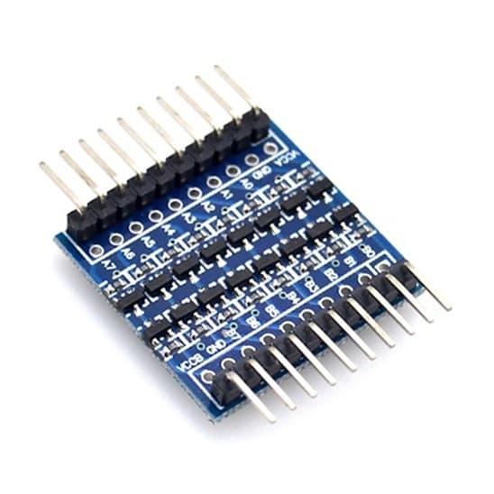 Gambar 5V / 3.3V 8 Channel IIC UART SPI TTL Tingkat Logic dari raftechbandung Kota Bandung Tokopedia