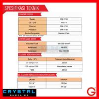 Gambar VLOK TEE GALVANIS BESI 1/2 x 1/4" G BRAND DRAT BSPT / REDUCING T Te dari Crystal Supplier Kota Semarang 3 Tokopedia