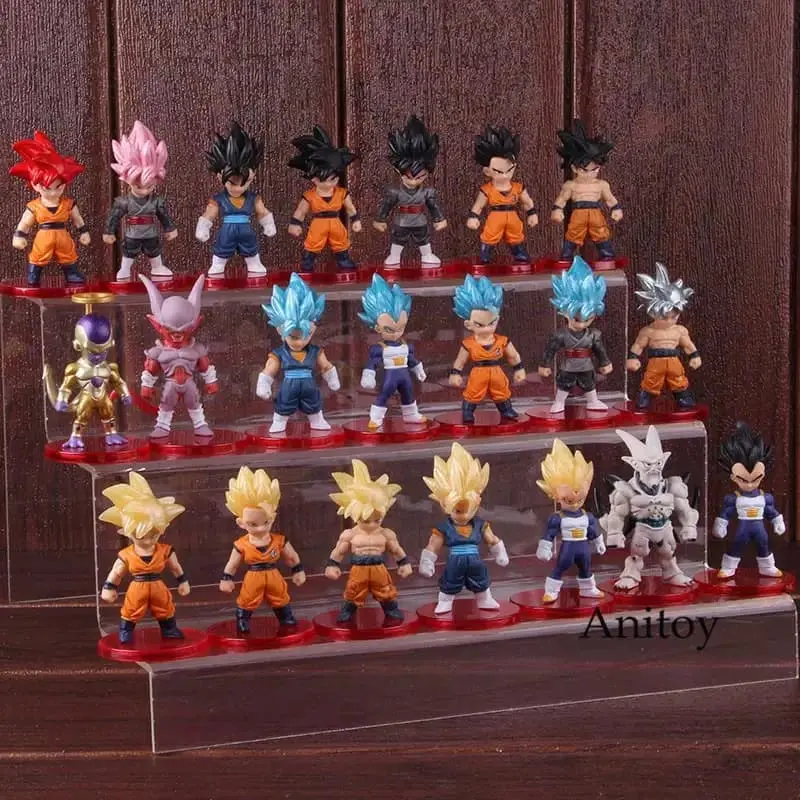 Action Figure Dragon Ball Mini Figure Set Dragon Ball Son Goku Vegeta 1