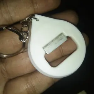 Bahan Gantungan Kunci Pembuka Botol 44mm Tanpa Mika Isi 100 Piece