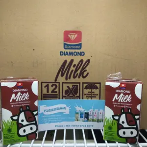 Susu UHT Diamond Rasa Coklat 125ml (kartonan)