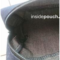 Gambar tas dompet pouch denim, jeans, resleting besi, polos dari dokterkaos com Kota Depok 3 Tokopedia