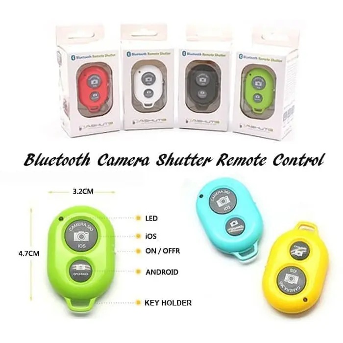 Bluetooth Remote Shutter Android iOS iPhone Tombol Narsis | Tomsis