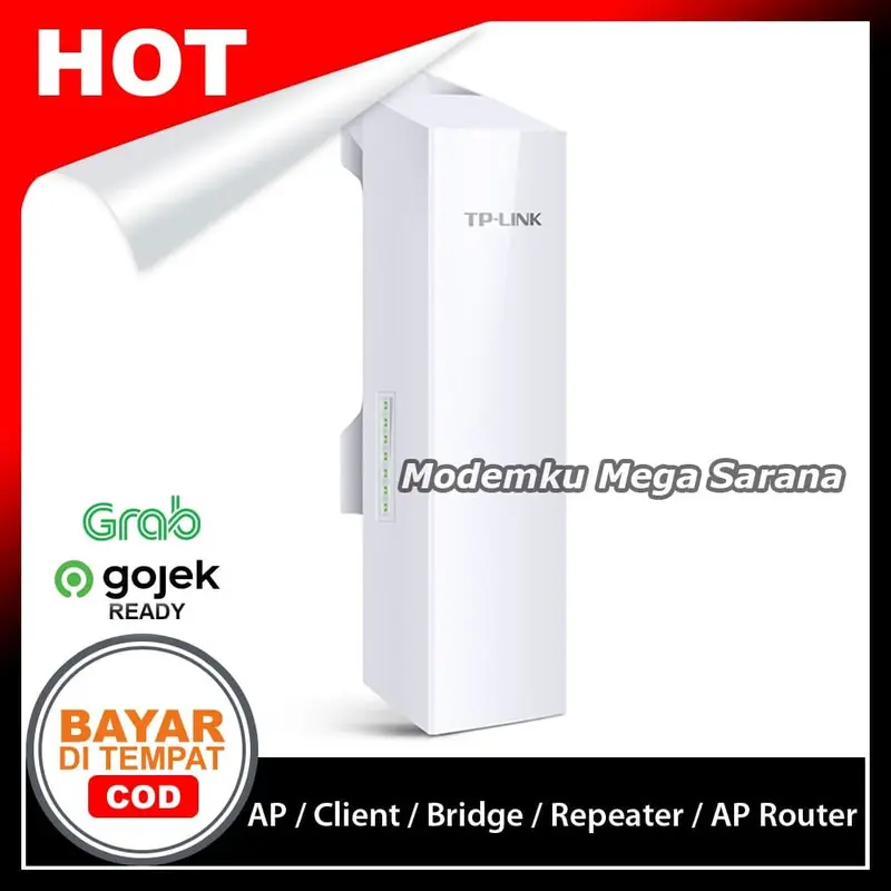 Tp-Link CPE210 2.4GHz 300Mbps 9dBi Outdoor CPE 0