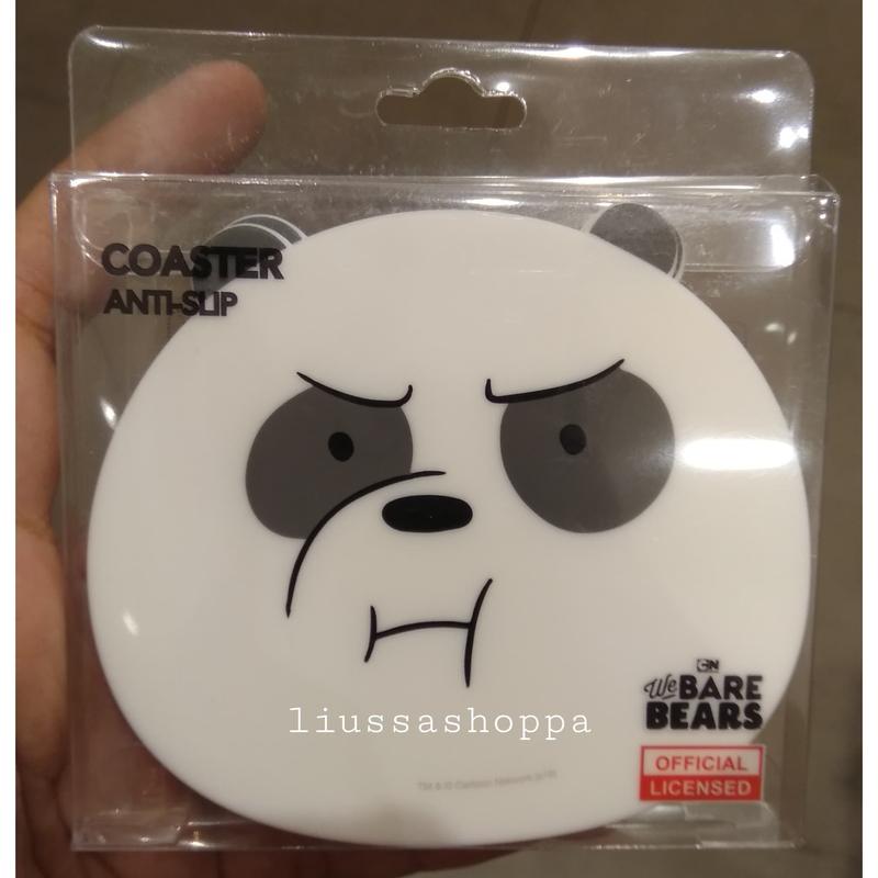 Tatakan gelas Miniso - We Bare Bears Coaster 1