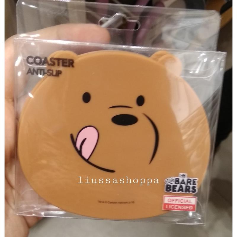 Tatakan gelas Miniso - We Bare Bears Coaster 2